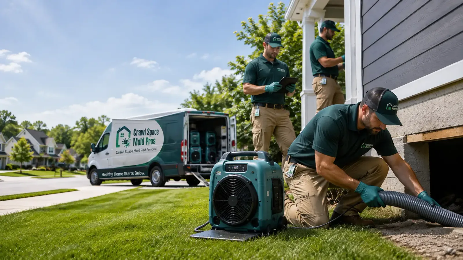 Crawl Space Mold Removal in Kerrick, MN